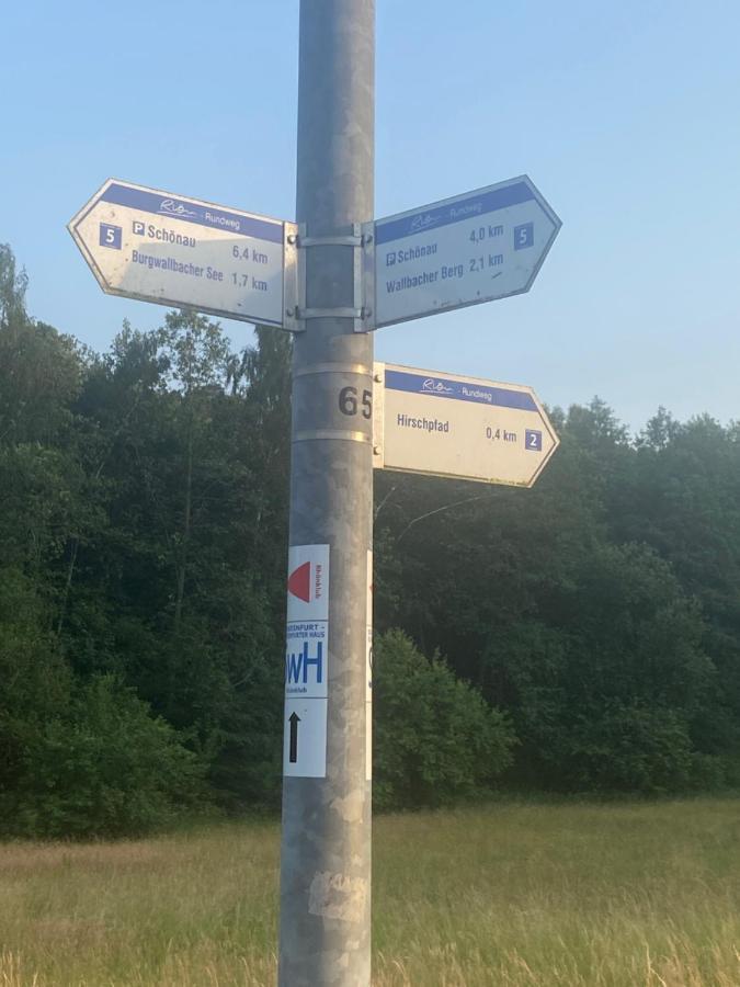 Pension-Ferienwohnung Liesbachtal Direkt Am Waldrand Bayerische Rhoen Schönau an der Brend Eksteriør bilde